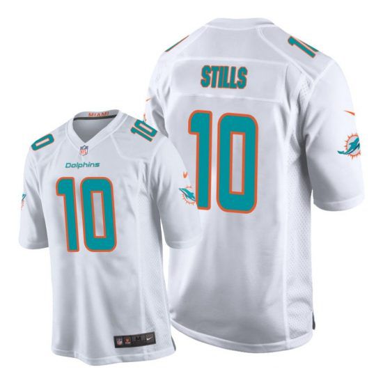 Men Miami Dolphins #10 Kenny Stills Nike White Game NFL Jersey->miami dolphins->NFL Jersey